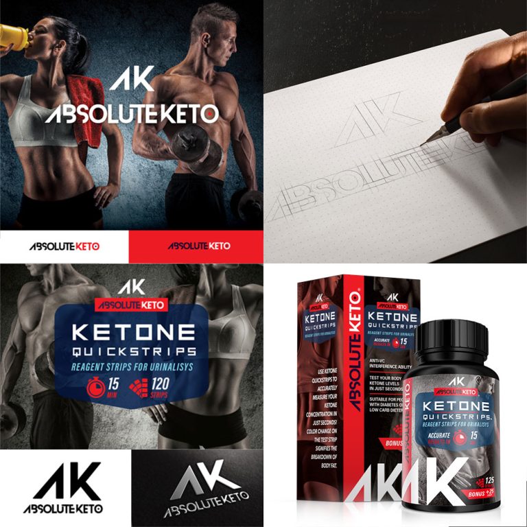 Absolute Keto Logo & Packaging Design