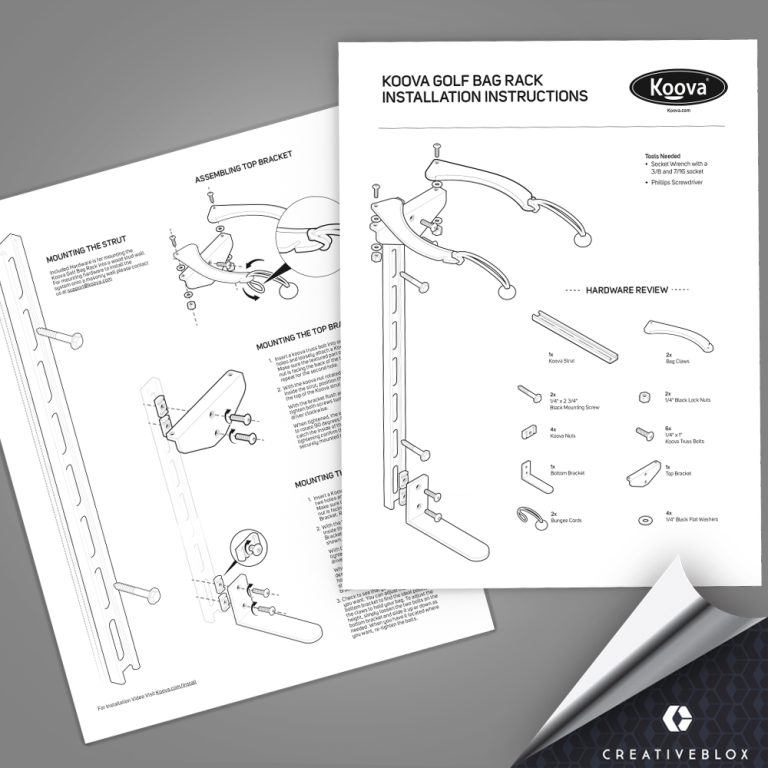 Koova Golf Assembly Instruction Sheet