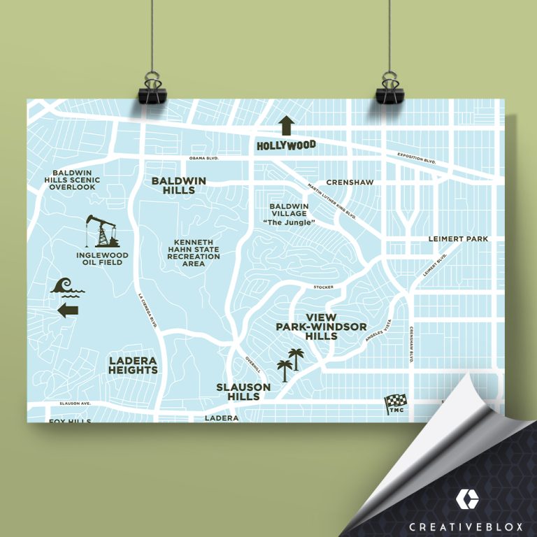 LA Authentic Neighborhood Map