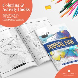 Beautiful Tropical Fish Coloring Book_byCreativeblox