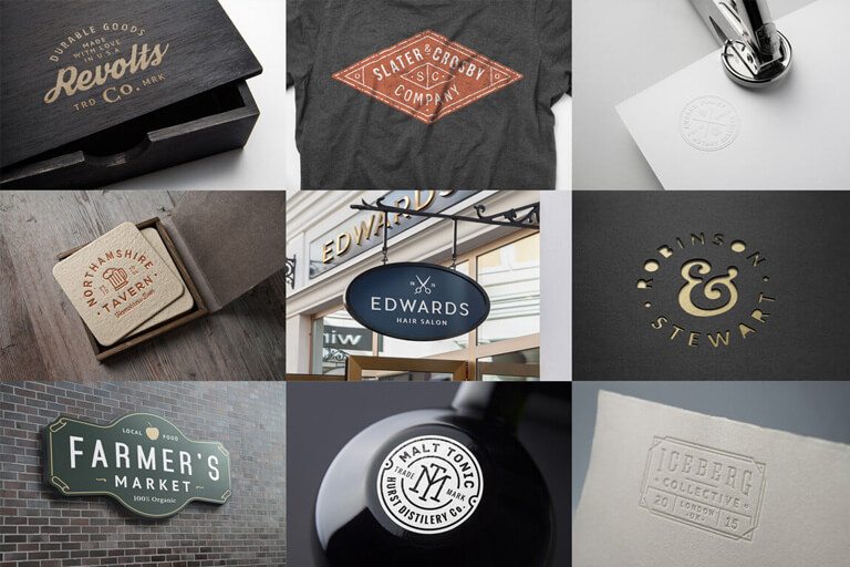 Logo application mockups