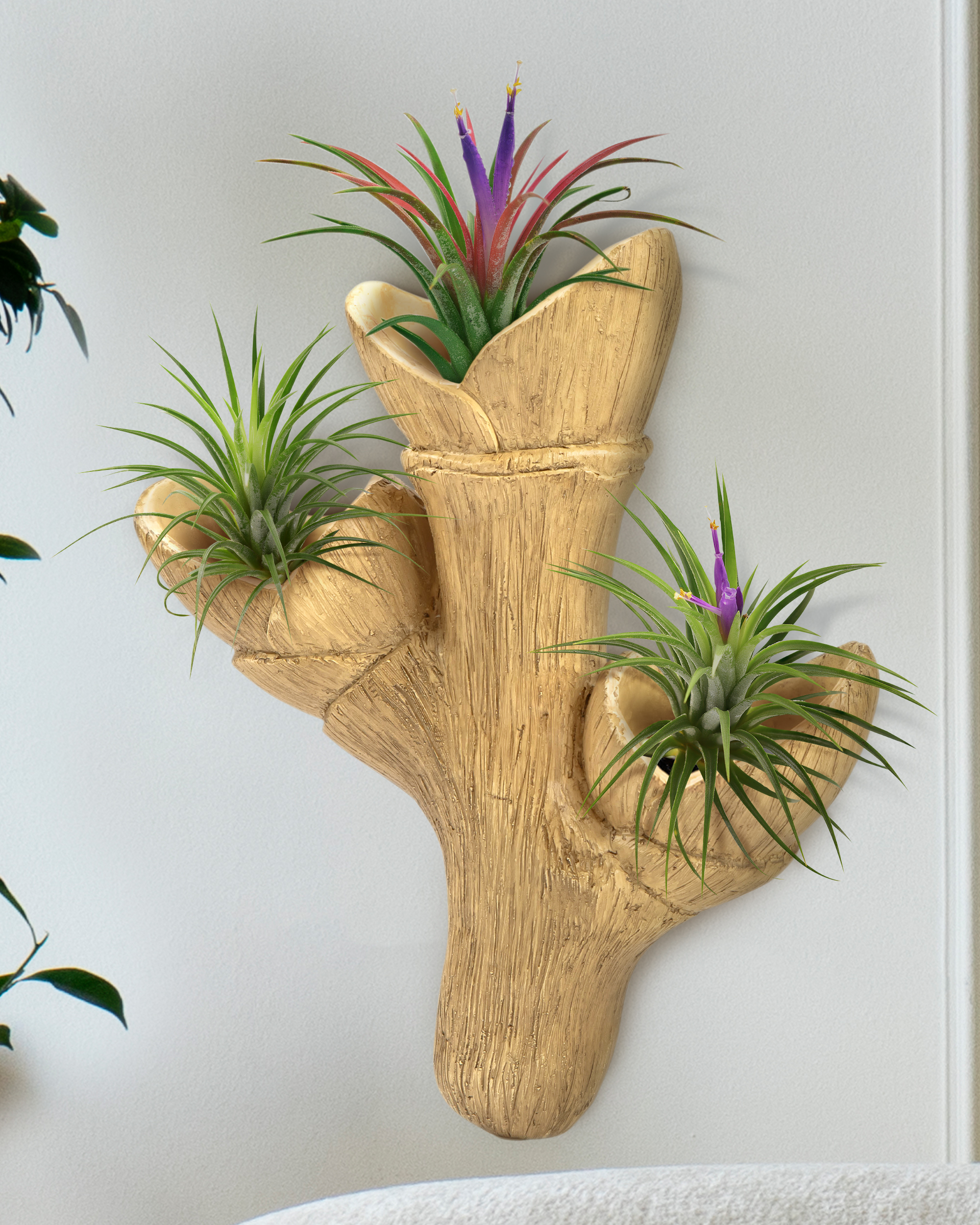 Wooden wall planter main image 2