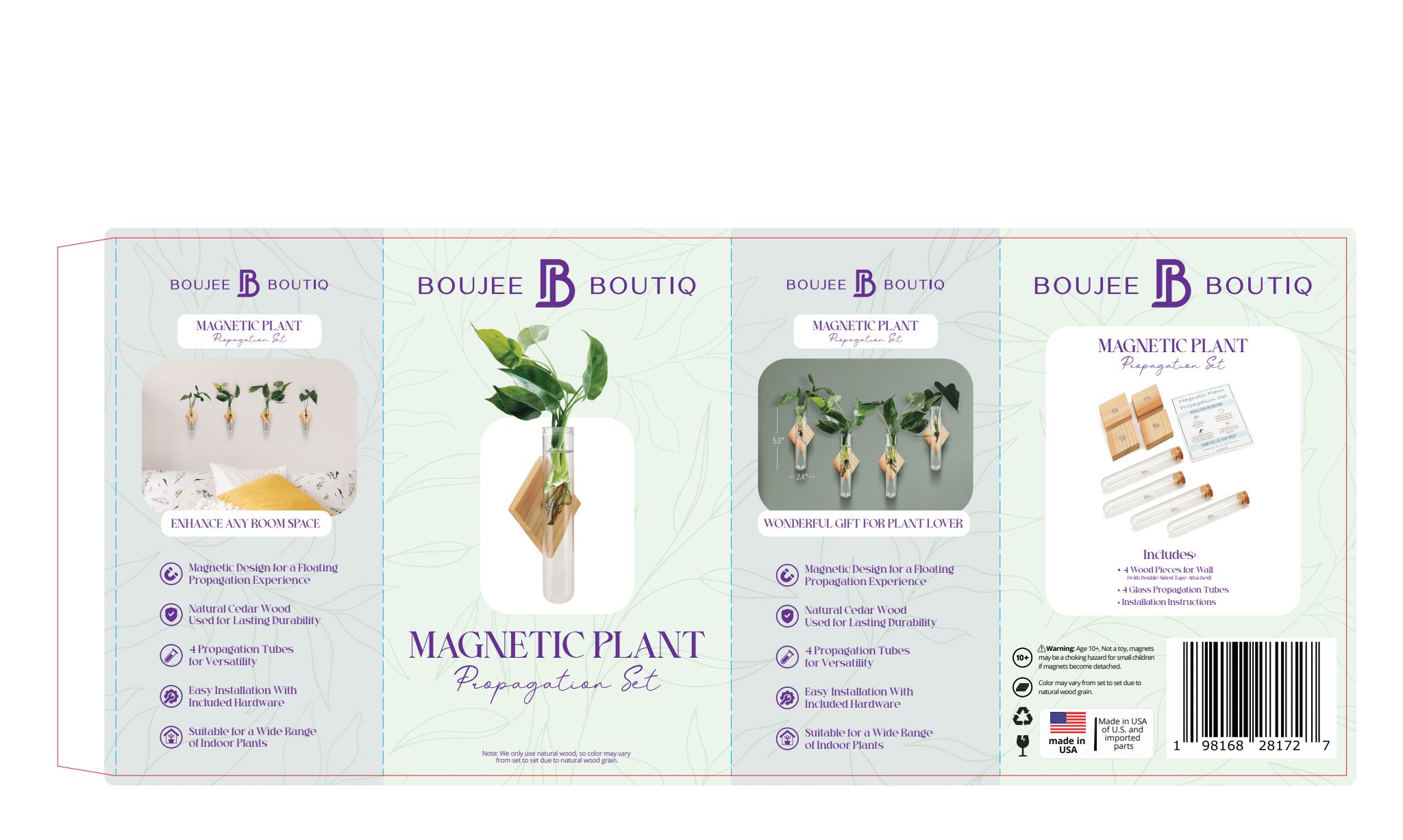 Magnetic Plant packaging design