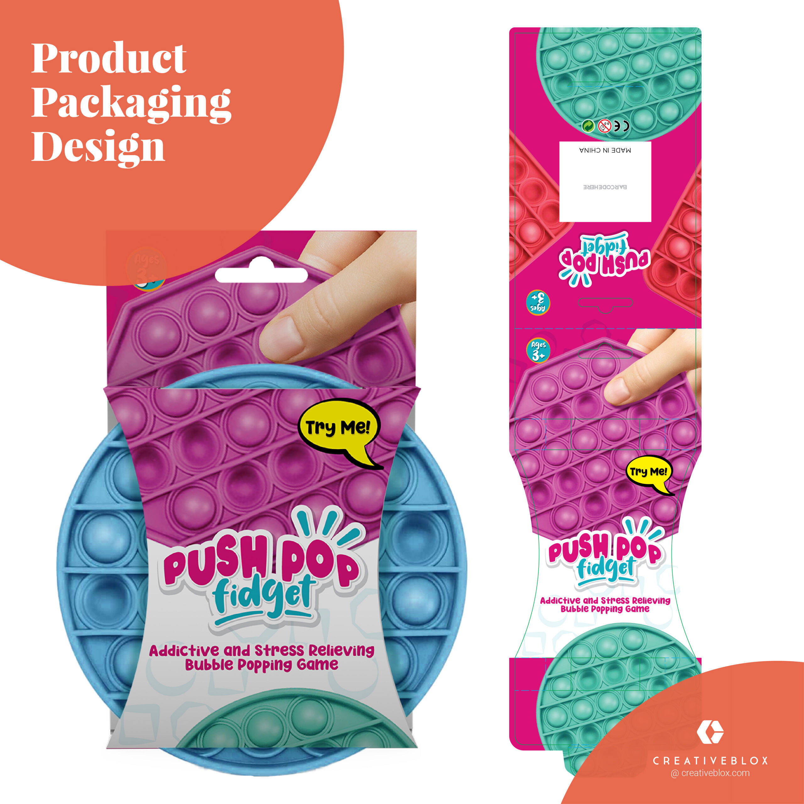 Push Pop professional packaging design