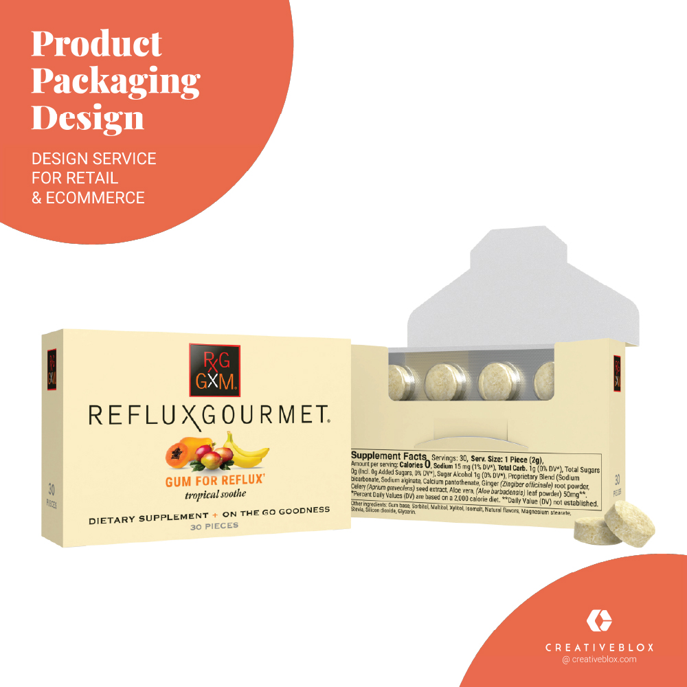CreativeBlox branded packaging design